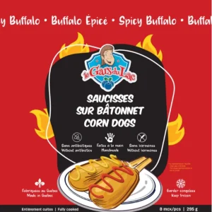 Saucisses sur bâtonnet 8 mcx buffalo épicé